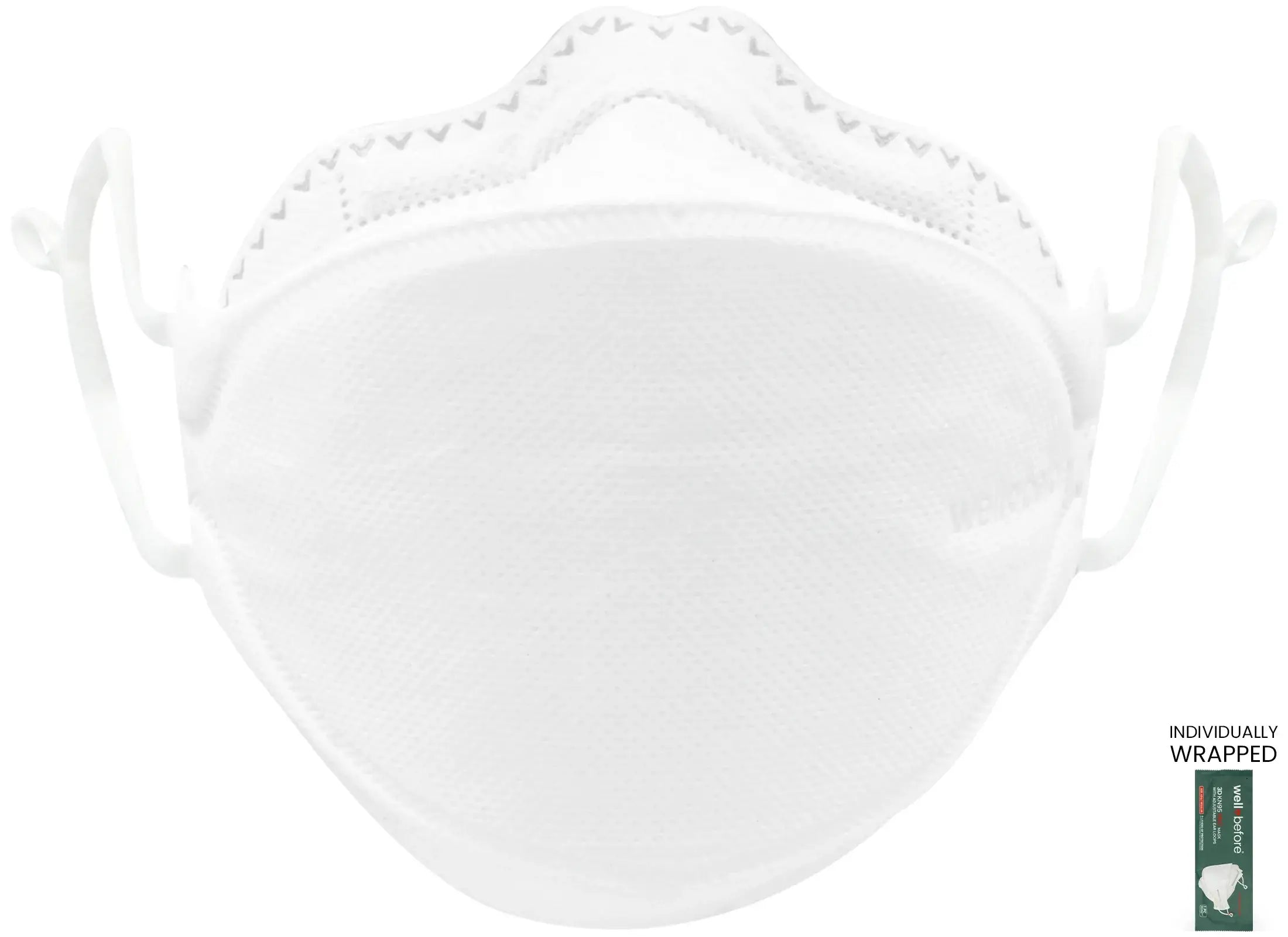 KN95 3D Pro Face Mask | Premium 3D Fit, Anti-fogging, Adjustable Ear Loops