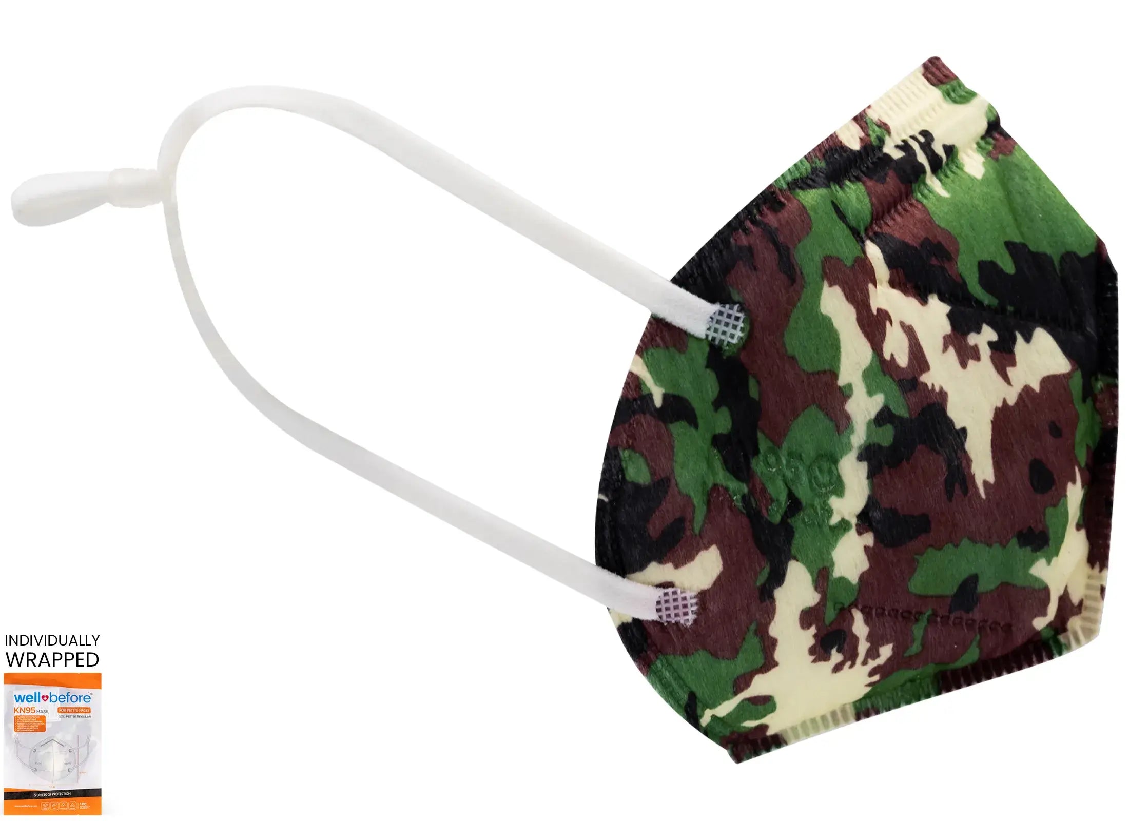 Kids KN95 Mask | Individually Wrapped, Elastic Ear Loops