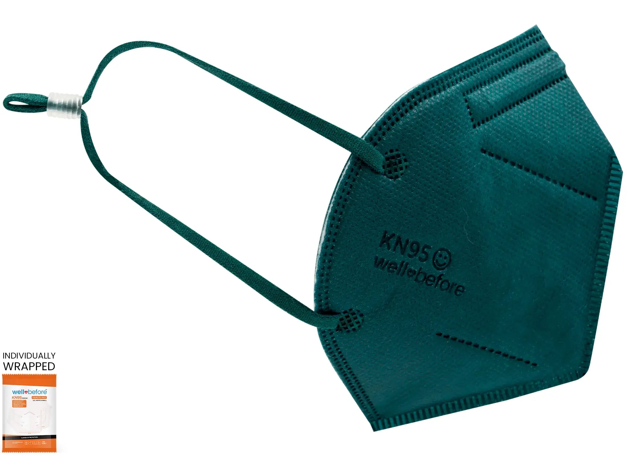 Kids KN95 Mask | Individually Wrapped, Elastic Ear Loops