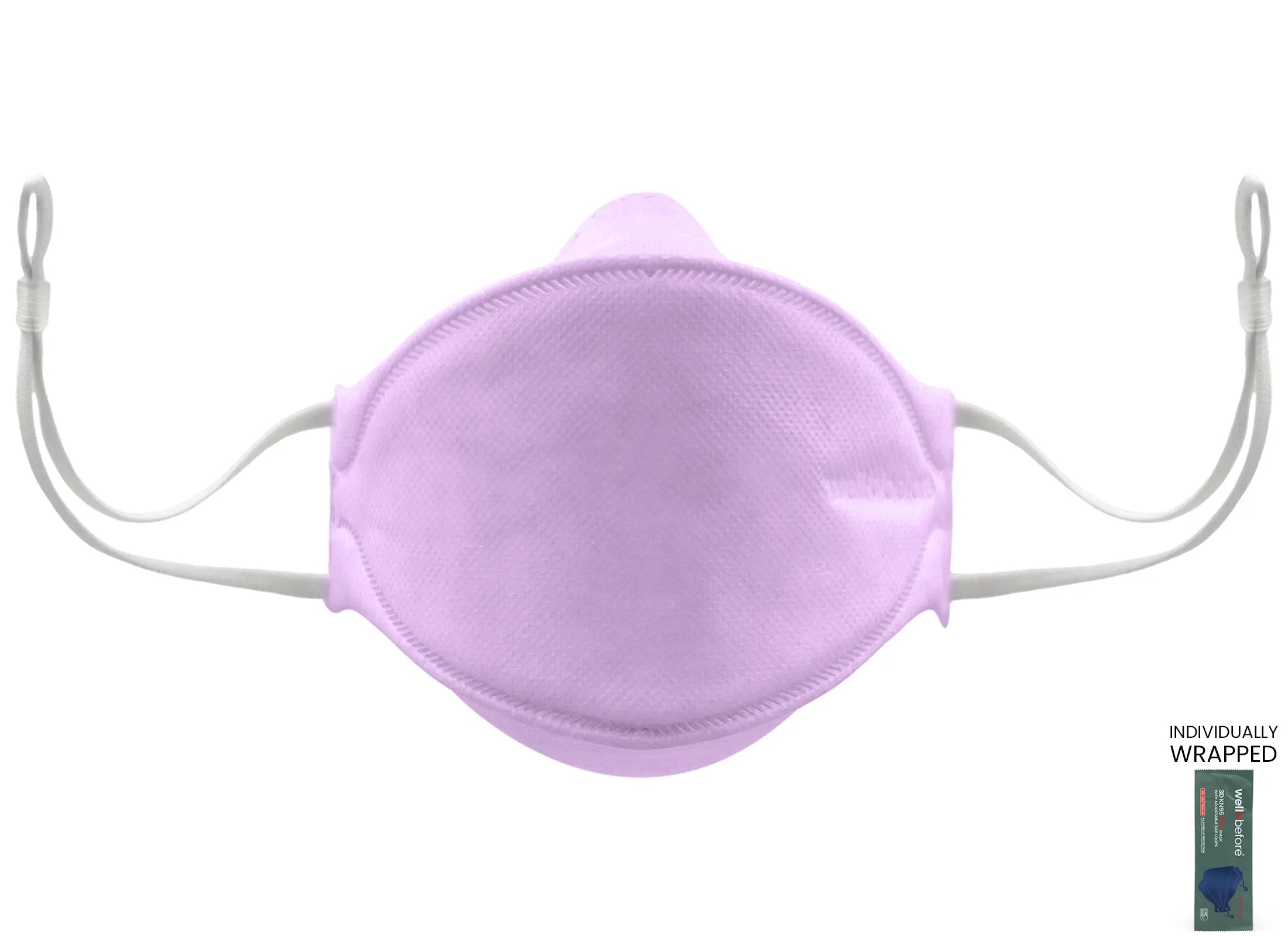 KN95 3D Pro Face Mask | Premium 3D Fit, Anti-fogging, Adjustable Ear Loops