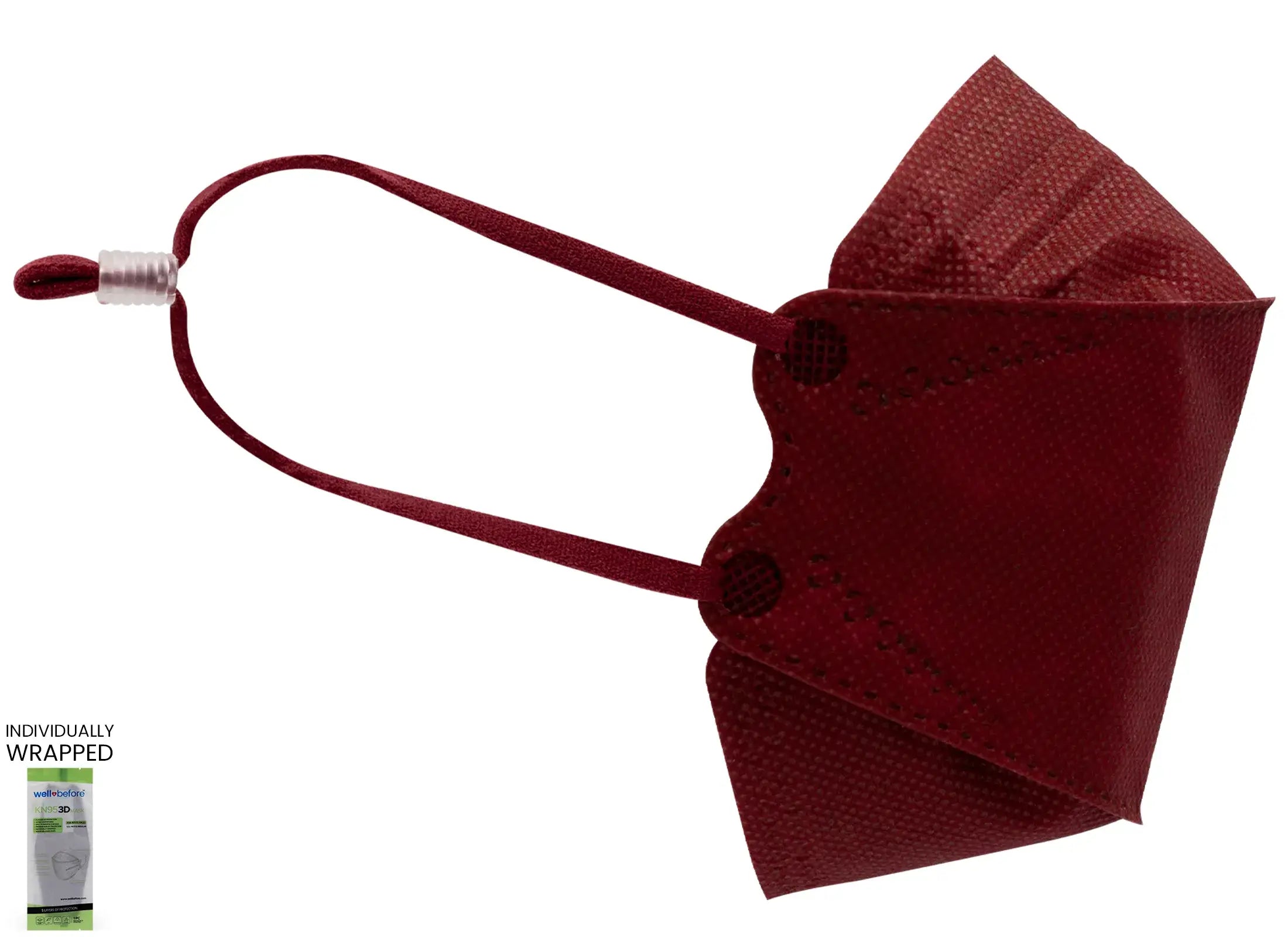 Kids KN95 3D Mask | Individually Wrapped, Elastic Ear Loops