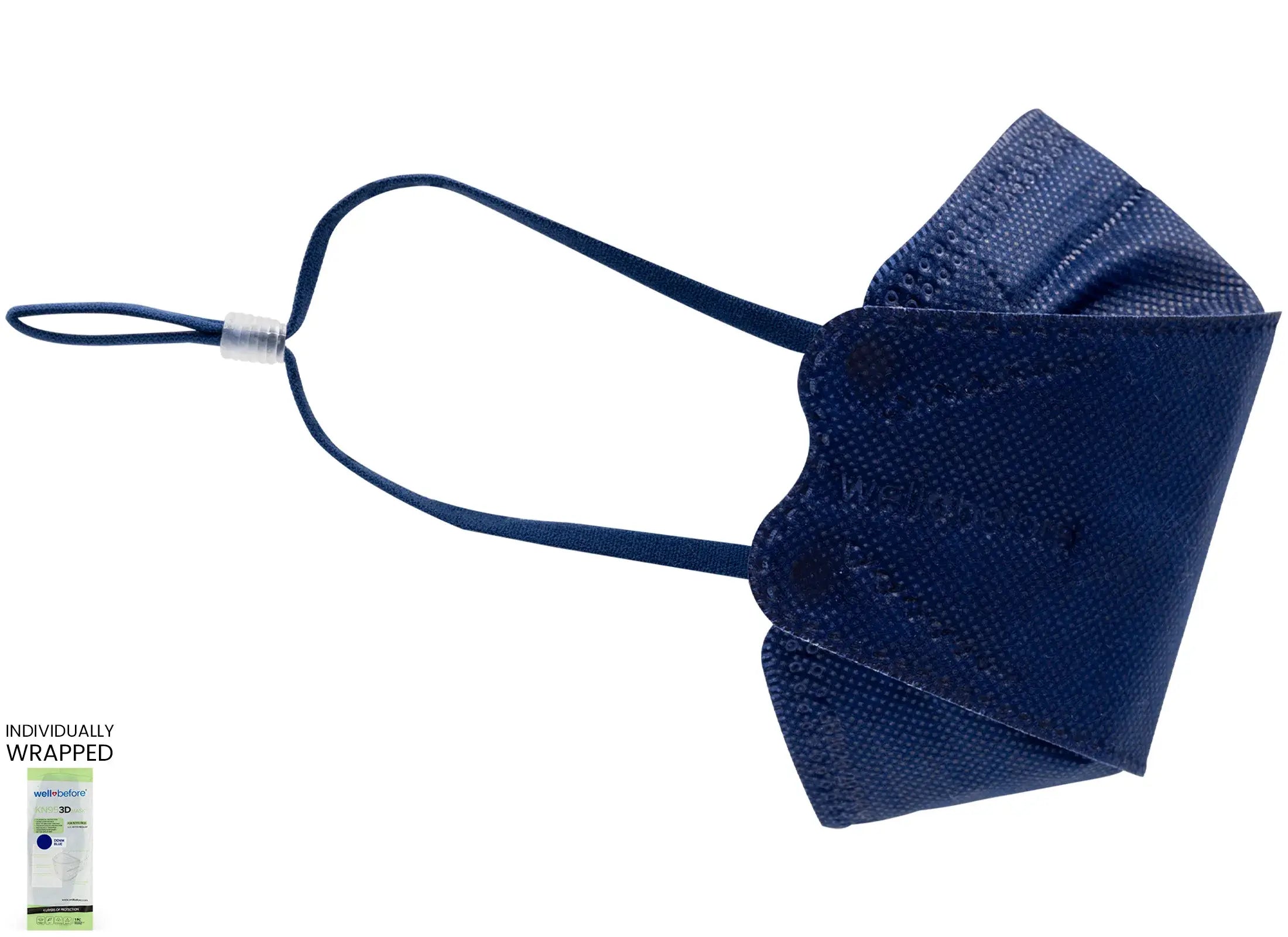 Kids KN95 3D Mask | Individually Wrapped, Elastic Ear Loops