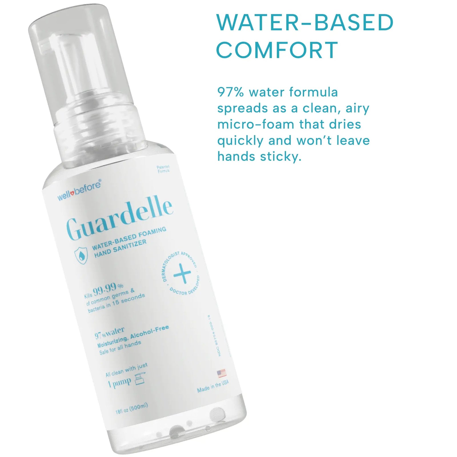 Guardelle Water-Based Foaming Hand Sanitizer