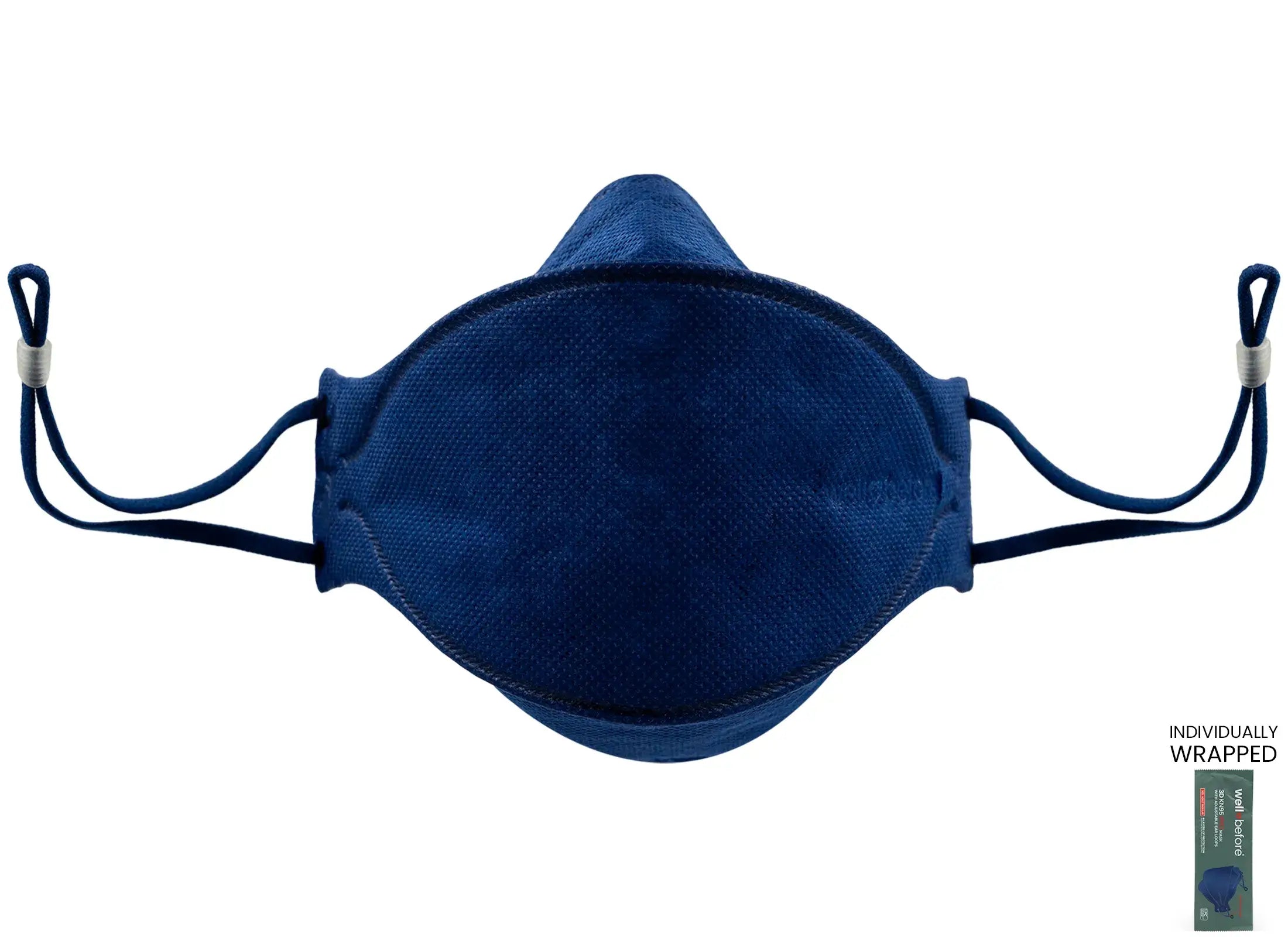 KN95 3D Pro Face Mask | Premium 3D Fit, Anti-fogging, Adjustable Ear Loops