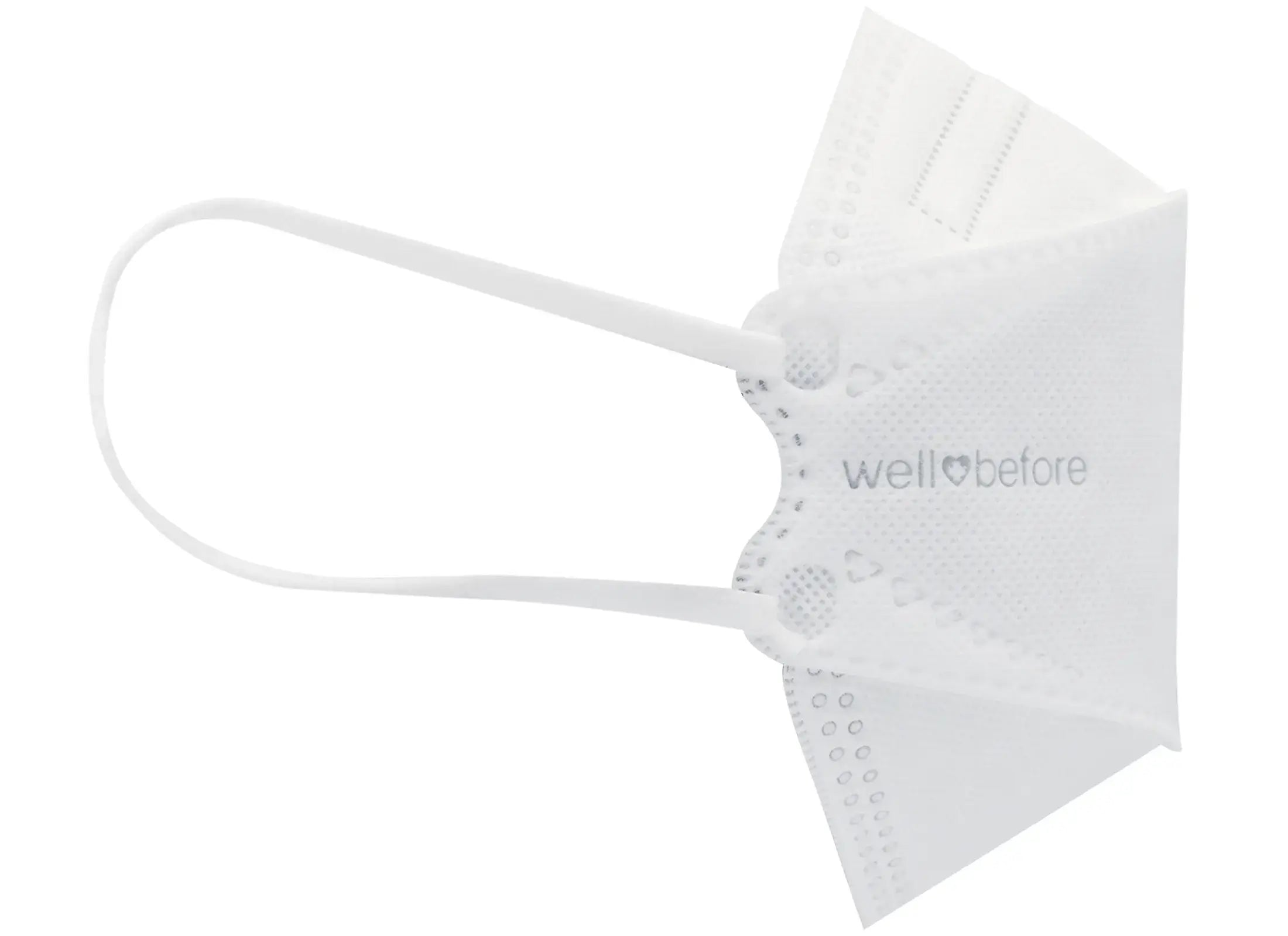 KN95 Mask Wellcome Series Face Mask | Budget-friendly, Elastic Ear Loops