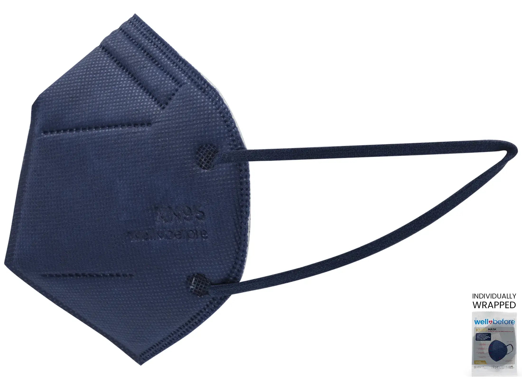 KN95 Face Mask | Individually Wrapped, Elastic Ear Loops