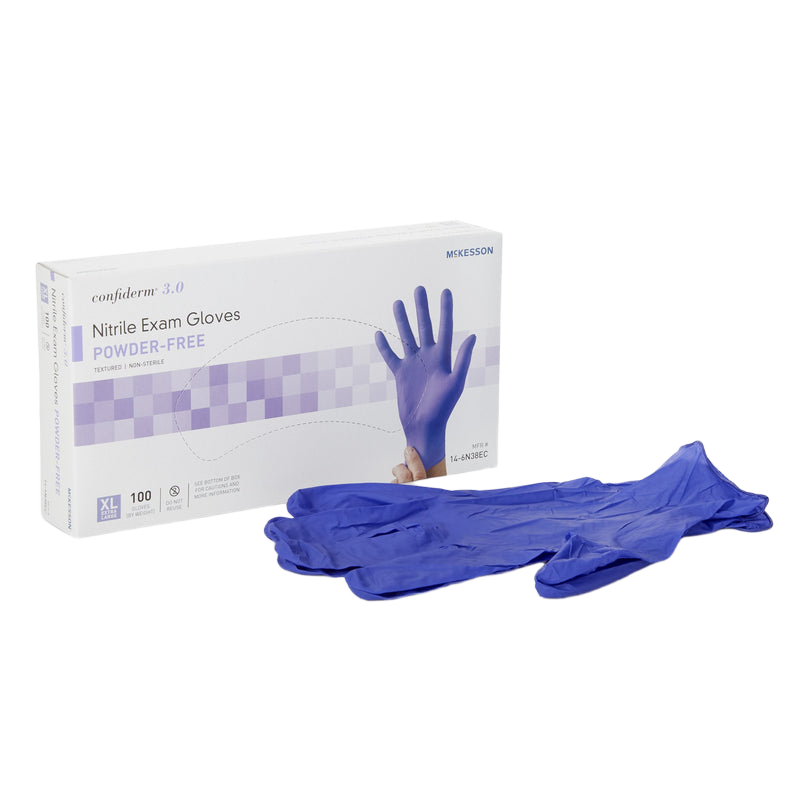 McKesson Confiderm 3.0 Nitrile transparent background