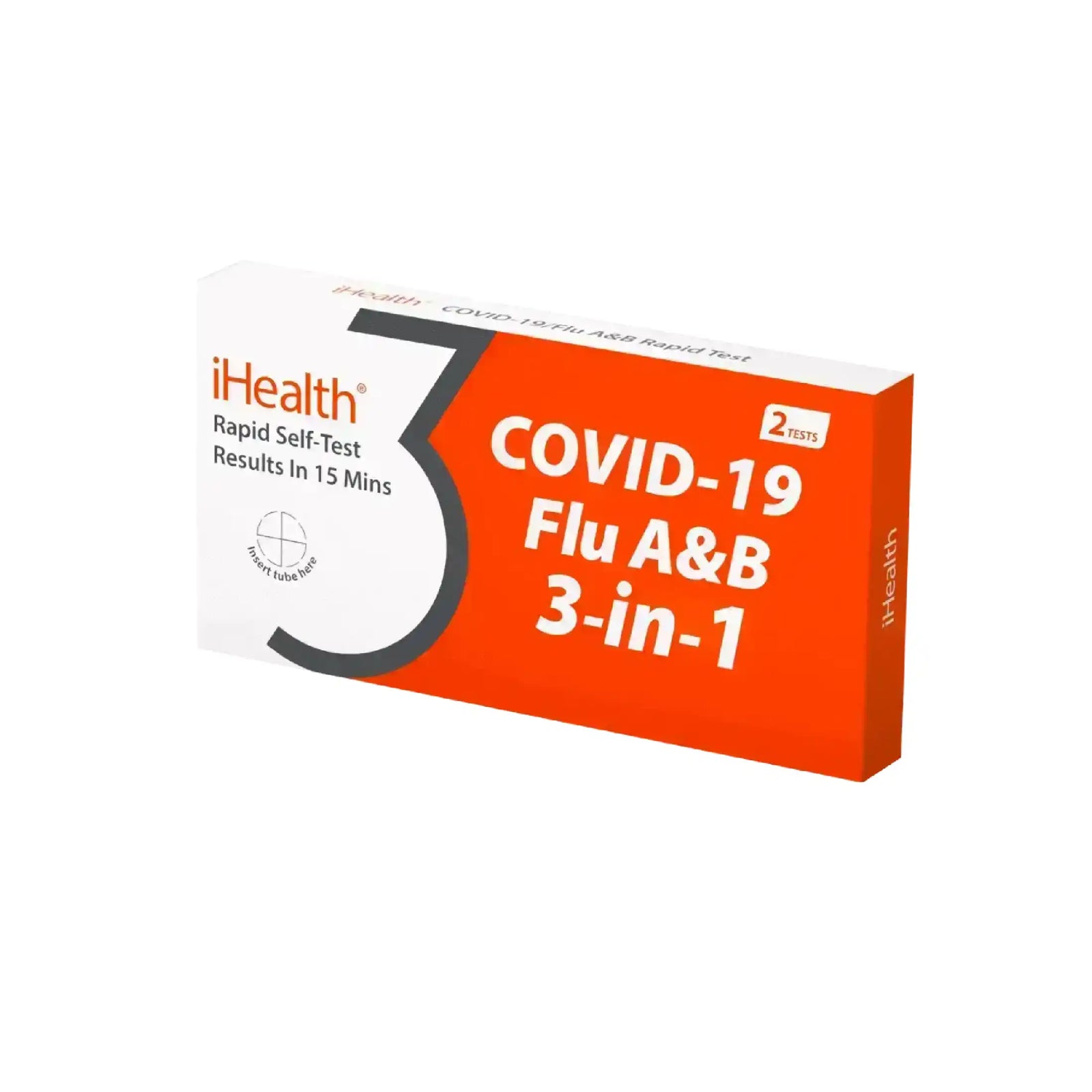 iHealth COVID-19 / Flu A&B Rapid Self-Test (2 tests)