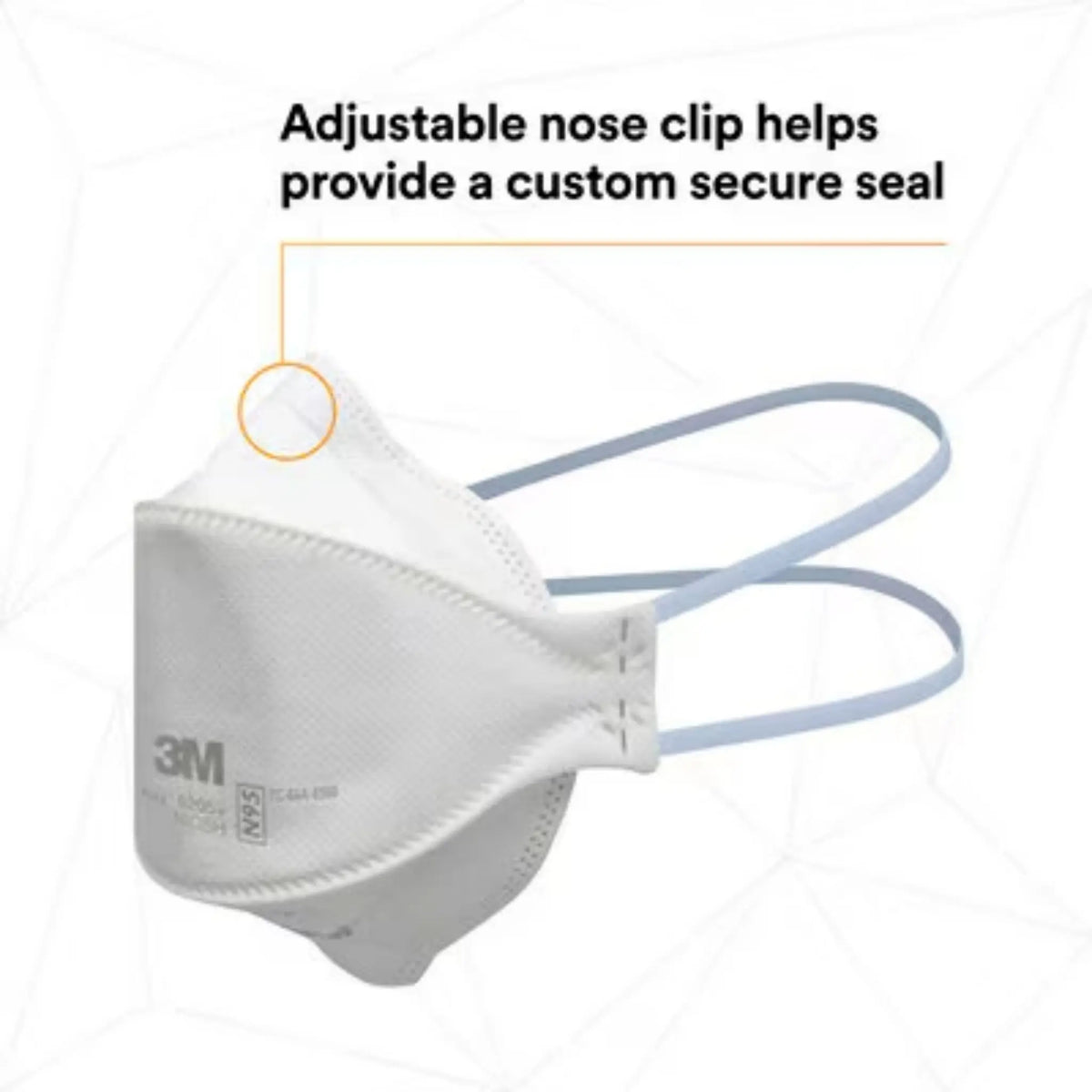 3M Aura 9205+ adjustable nose clip for custom secure seal