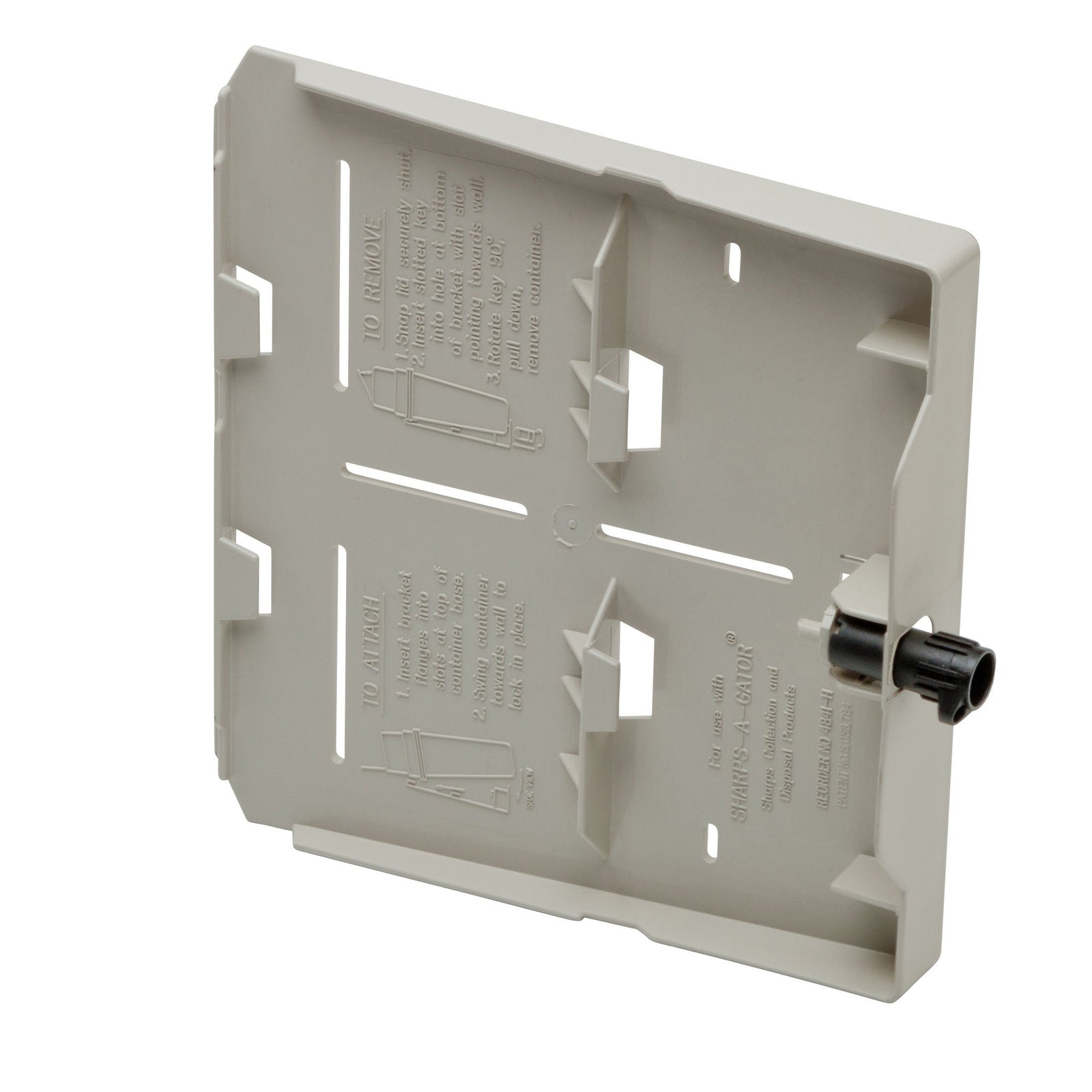 Cardinal Health Sharps-A-Gator Locking Bracket for 4841-H Container