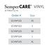 SemperCare Vinyl Exam Gloves Medium Ivory