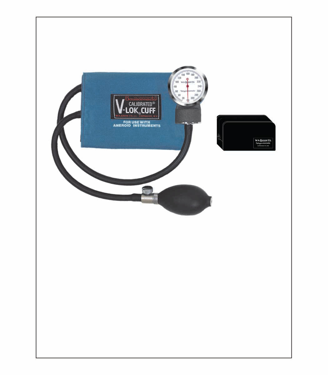 Baumanometer® Aneroid Sphygmomanometer with Adult Cuff
