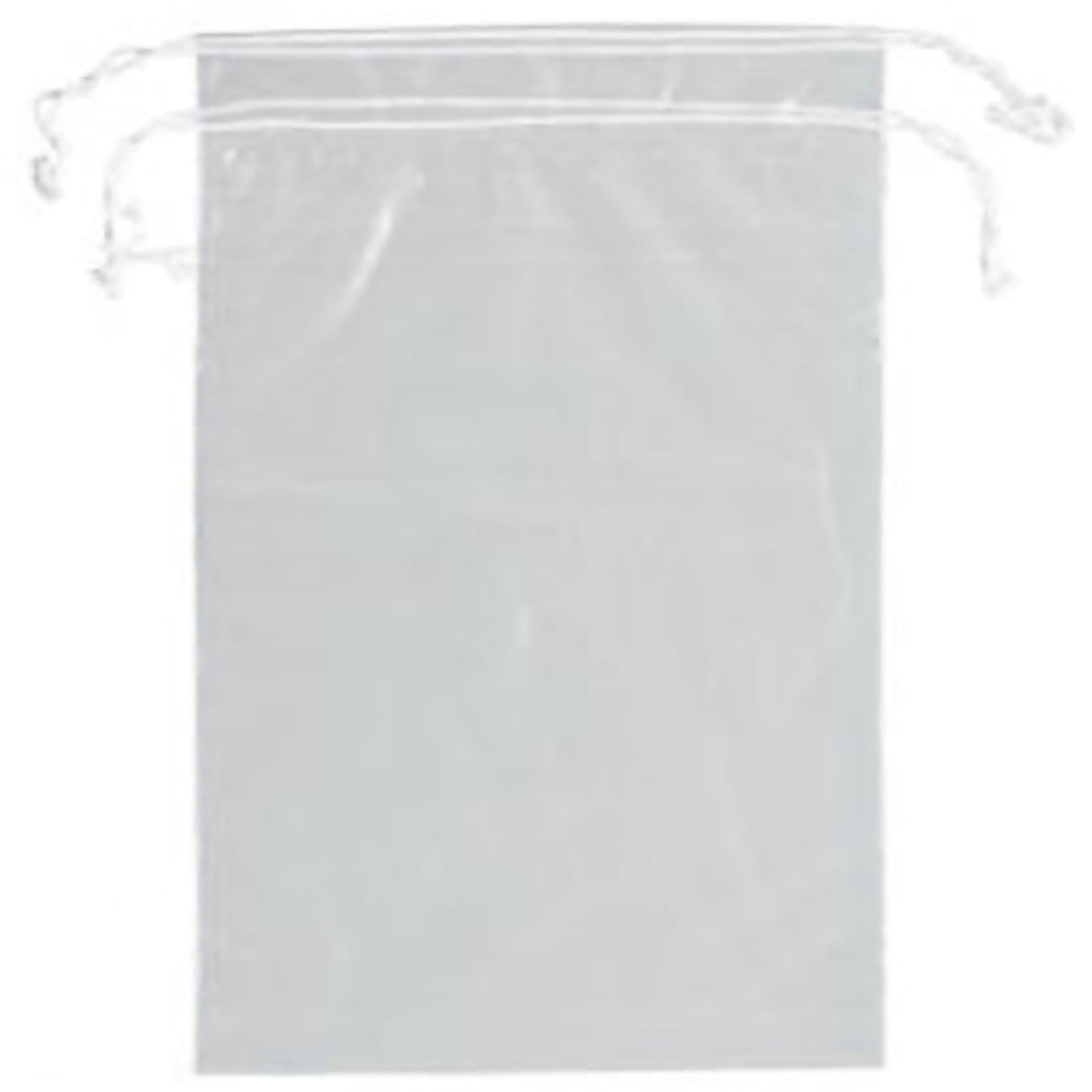Patient Belongings Bag 5 x 8 Inch Clear Plastic Drawstring