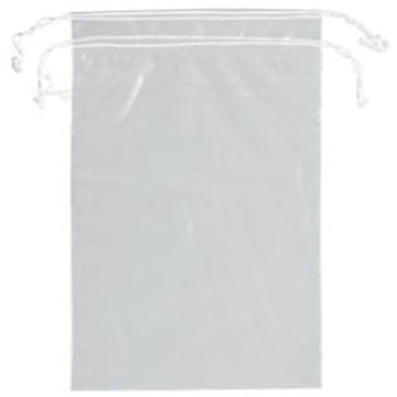 Patient Belongings Bag 5 x 8 Inch Clear Plastic Drawstring
