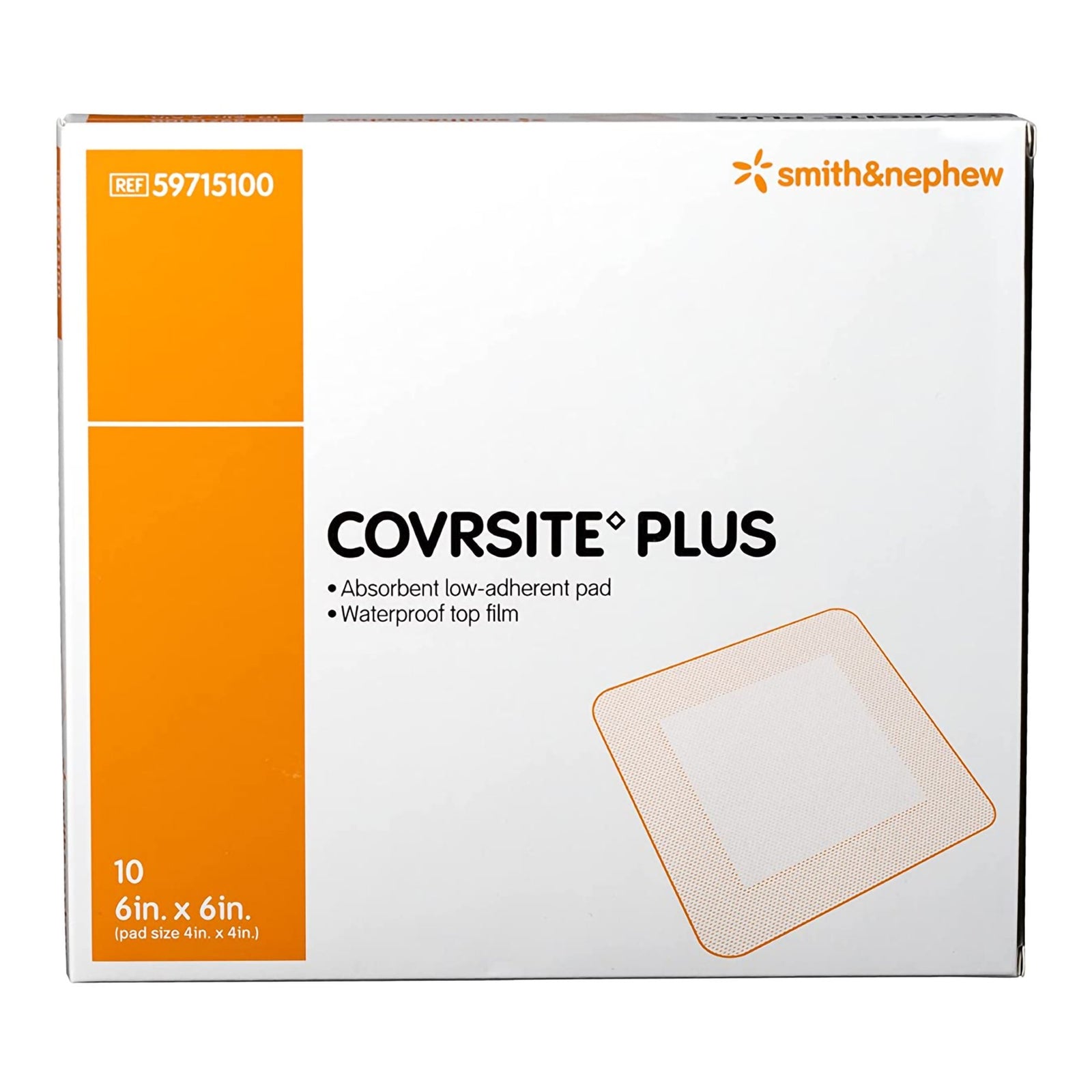 Smith & Nephew CoverSite Plus Dressing, 6 X 6 Inch