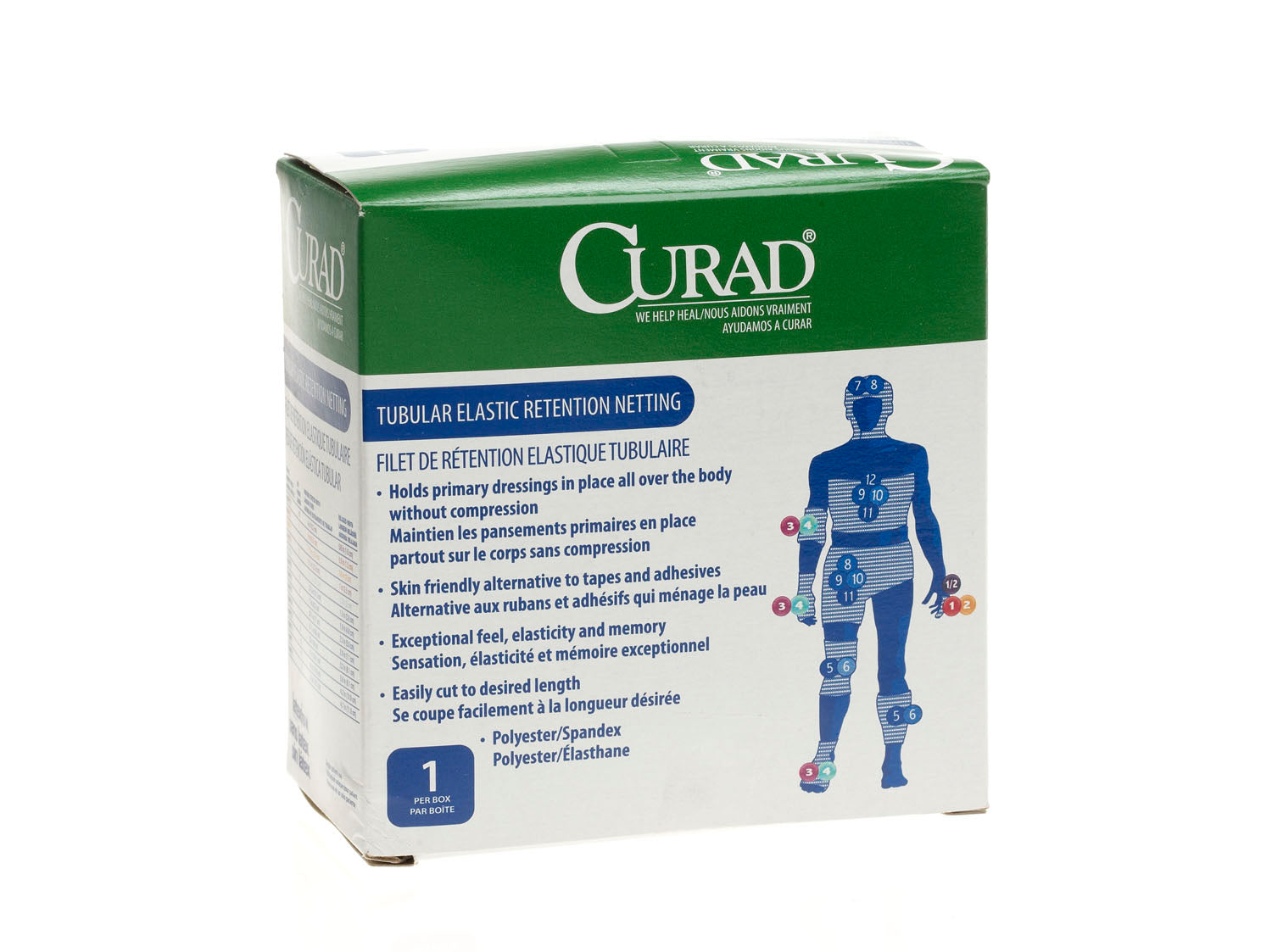 Curad® Elastic Net Retainer Dressing Size 1, 6 Inch x 25 Yard