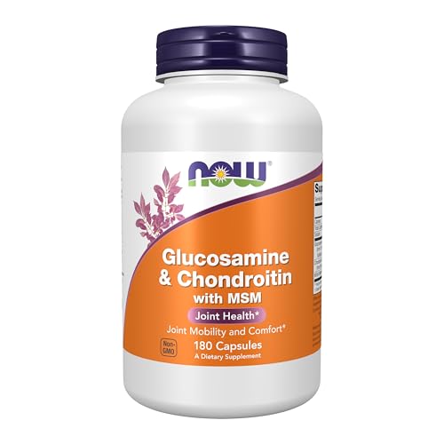 NOW Foods Glucosamine 500mg Chondroitin 400mg MSM V-Caps