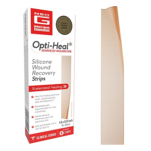 Neo G Silicone Wound Recovery Strips, 1-3/5" x 6"