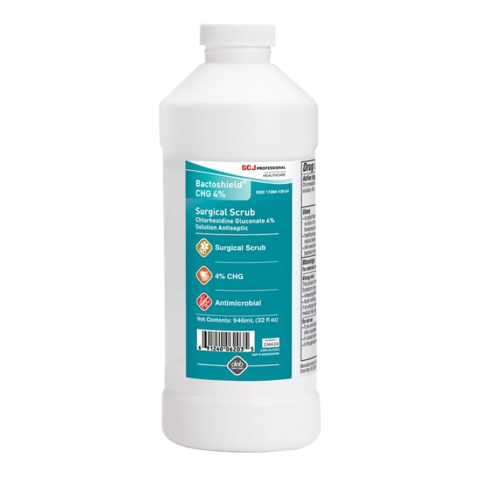 SC Johnson Prof Bactoshield Surgical Scrub Solution 4% CHG, 32 oz