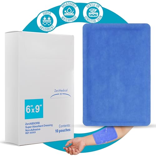 ZeniAbsorb Non-Adhesive Super Absorbent Foam Dressing