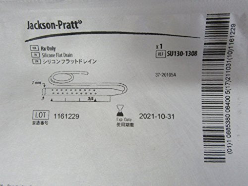 Cardinal Health Jackson-Pratt Gold Wound Drain, 7mm x 20cm
