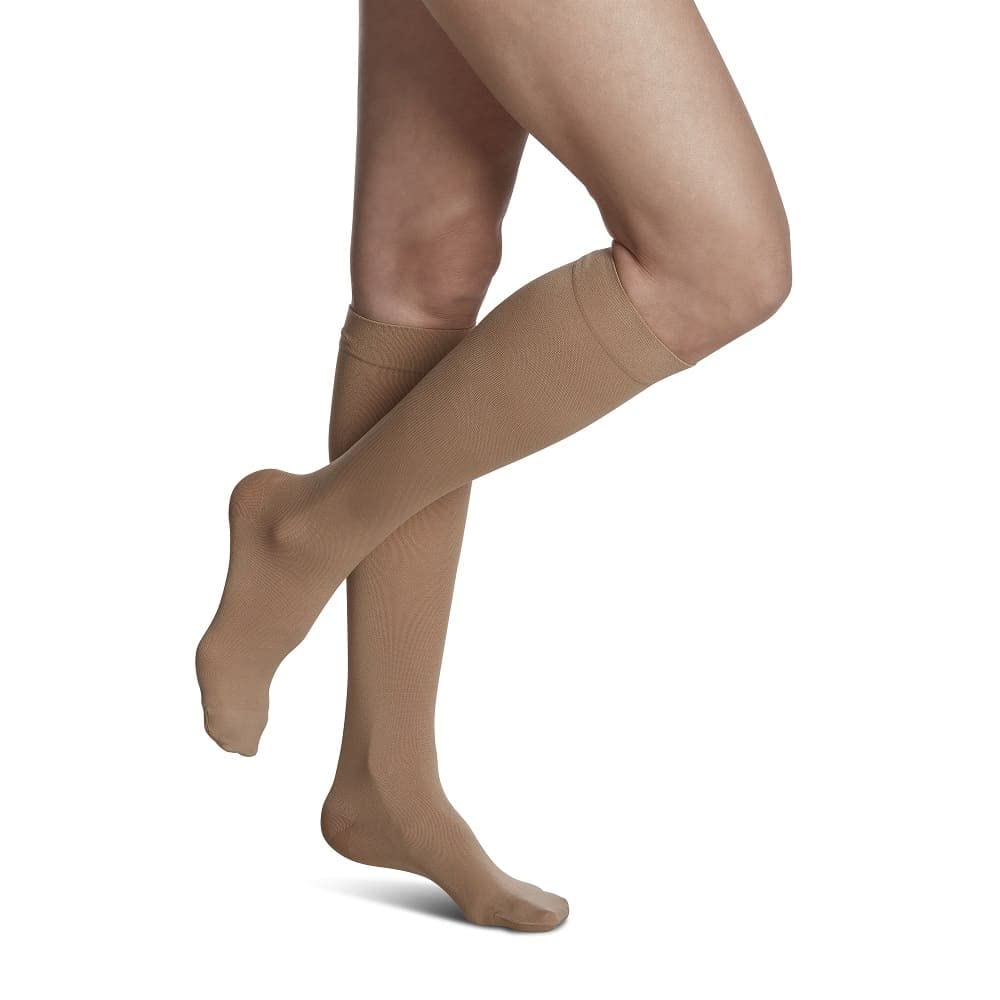 Sigvaris 842C Style Soft Opaque Calf Compression Stockings - 20-30 mmHg