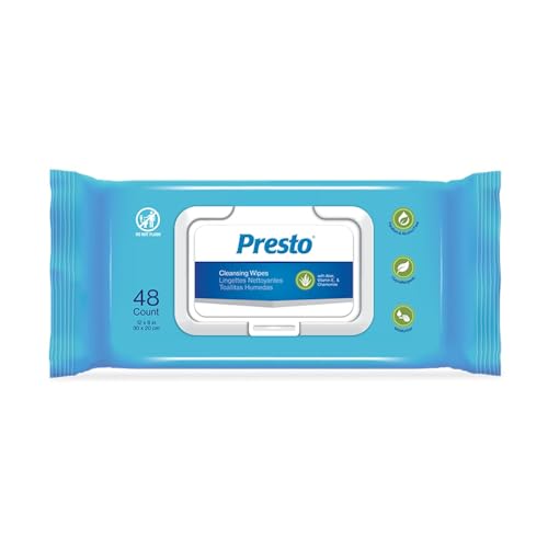 Presto Disposable Adult Washcloth, 8 x 12