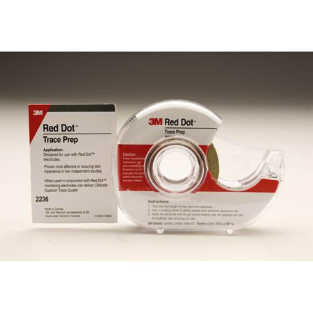 3M Red Dot Trace Prep with Dispenser 3/4" x 196"