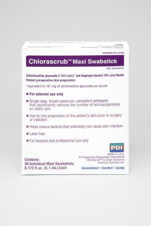 PDI CHG IPA Skin Antiseptic Maxi Swabstick