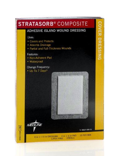 Medline Stratasorb Composite Island Dressing