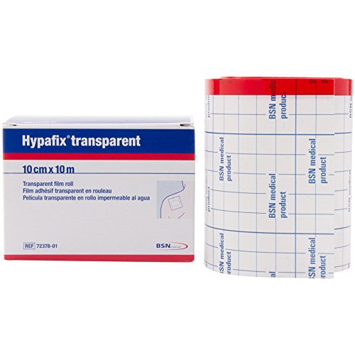 BSN Jobst Hypafix Transparent Waterproof Wide-Area Fixation Tape, 4" x 11 yds