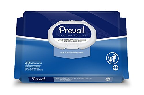 First Quality Prevail Disposable Adult Washcloth, 12" x 8"