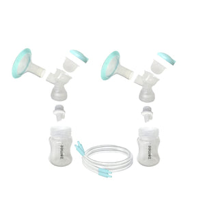 Zomee Z2 Shabbat Mode Edition Breast Pump with Silicone Hands-Free Collection Cups image
