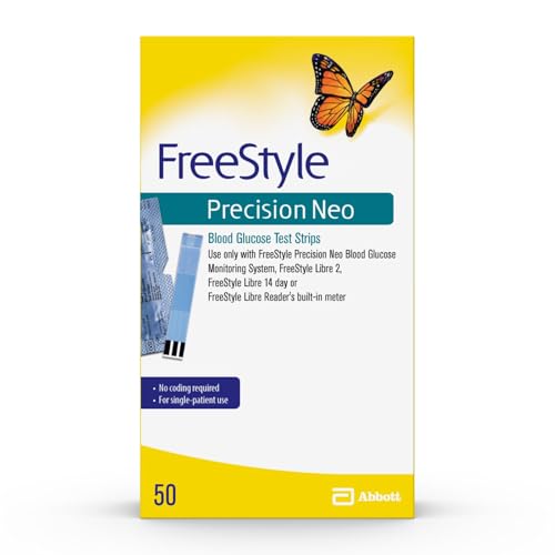 Abbott Diabetes Care FreeStyle Precision Neo Blood Glucose Test Strips - 50 Count