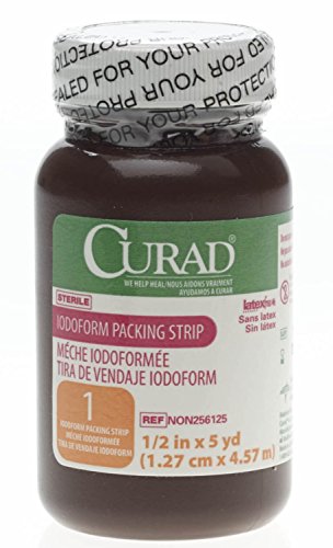 Medline Sterile Iodoform Packing Strip 1/2" x 5 Yards