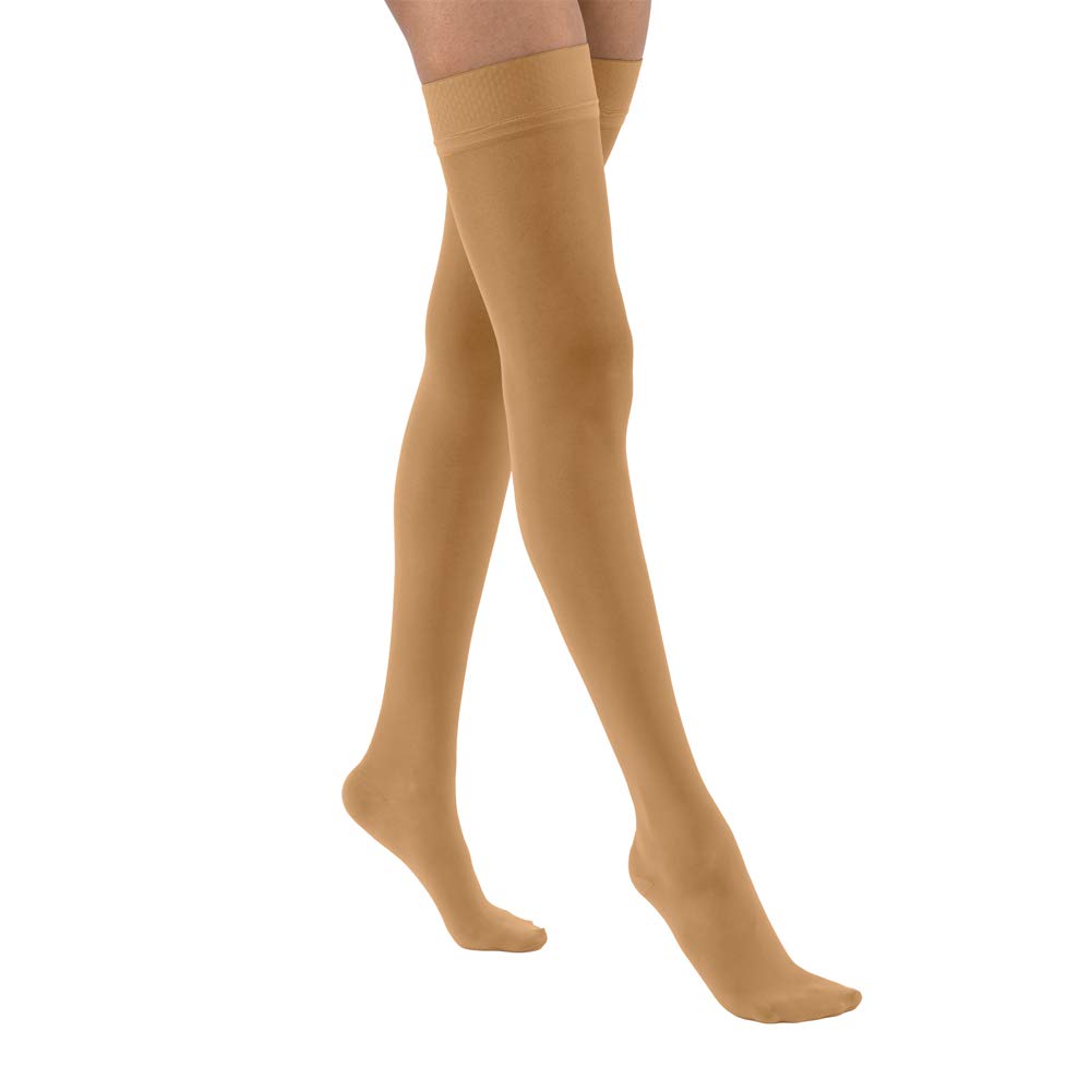 BSN JOBST UltraSheer Thigh High Compression Stockings with Silicone Dot Band