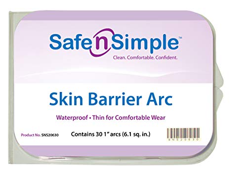 Safe N Simple Skin Barrier Arc - Water Resistant Ostomy Protection