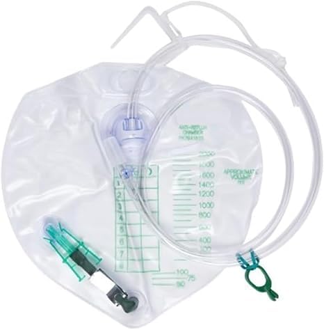 Bard Infection Control Urinary Drainage Bag with Anti-Reflux Chamber, 2,000 mL