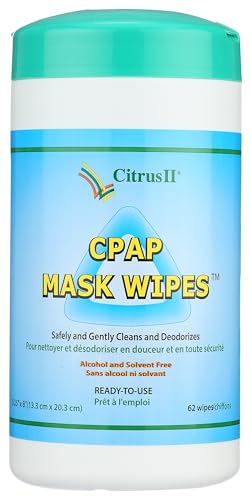 Citrus II CPAP Mask Cleaning Wipes - 62 Count