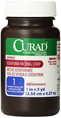 Medline Curad Sterile Iodoform Packing Strip 1" x 5 Yards