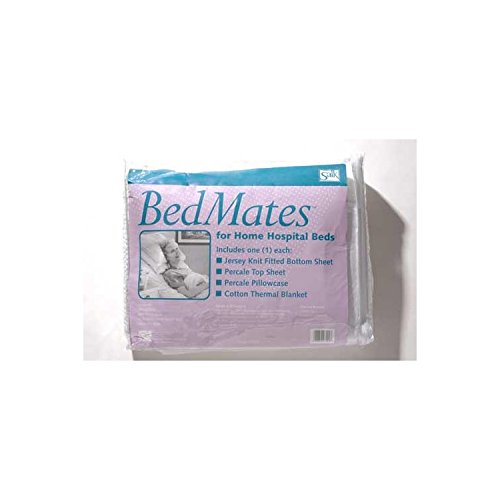 Salk Bedmates Home Hospital Bedding Set, Fits 36" x 80" Mattresses