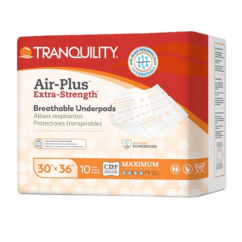 Tranquility AIR-Plus Extra-Strength Breathable Underpad, 30x36 in