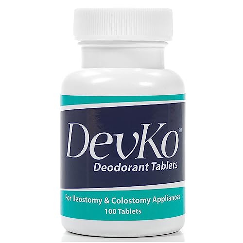 Parthenon Devko Charcoal Deodorant Tablets, 100 per Bottle