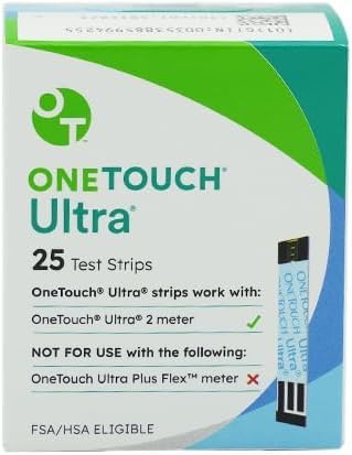 OneTouch Ultra Blue Blood Glucose Test Strips