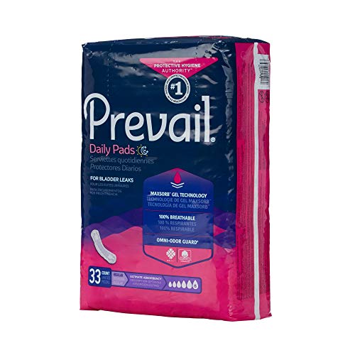 Prevail Female Bladder Control Pad, 16 Inch Length, Heavy Absorbency