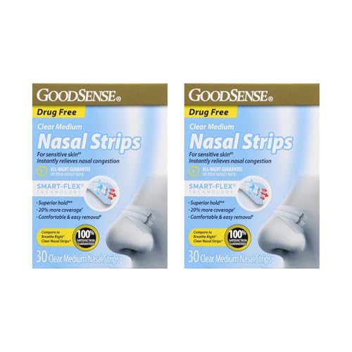 Perrigo Medium Clear Nasal Strips
