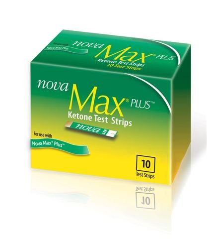Nova Max Plus Blood Ketone Test Strips (10 count)