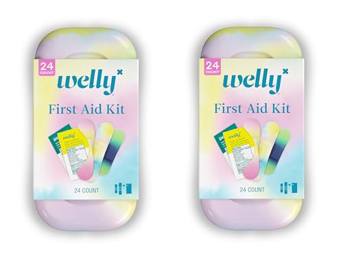 Welly Health Colorwash On The Go First Aid Kit, 24-Piece