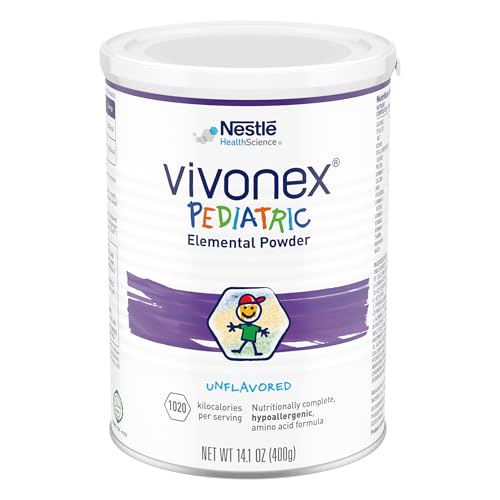 Nestle Vivonex Pediatric Powder, Unflavored, 14.1 oz / 400 g