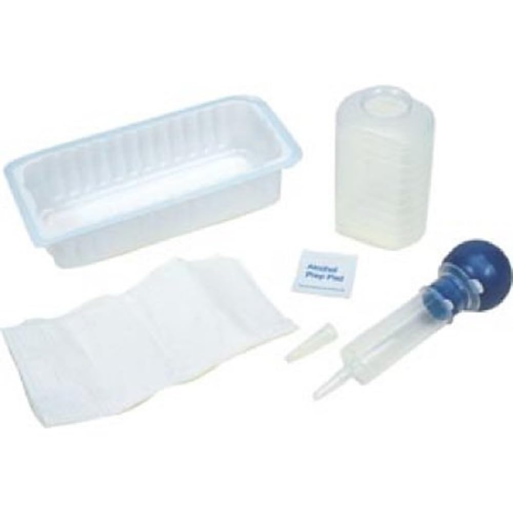 Amsino International Sterile Piston Irrigation Tray with 60 mL Syringe